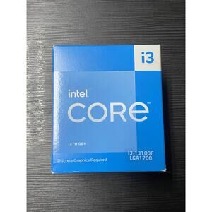 Intel Core i3-13100F LGA 1700, 4-Core Desktop Processor (BX8071513100F)